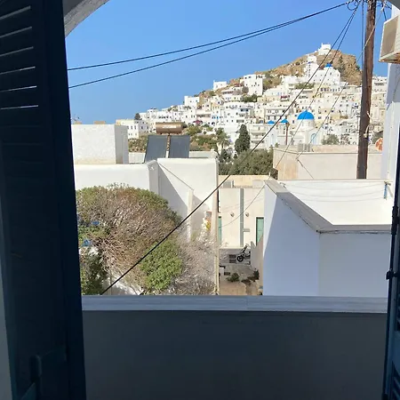 Апартаменты Cycladic Studio With View For 4 With 2 Double Beds *